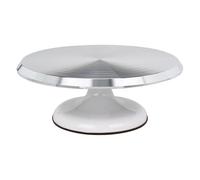 Alloy Cake Turn Table - Revolving Decorating Pplatform, Rotating Dessert Stand, Pastry Display Base | Frosting Application Helper, Bakery Preparation Accessory, Pastry Chef Equipment, Smooth Rotation