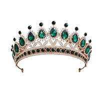 Alloy & Diamond Princess - Elegant Crown For Bridal & Performance, One Size, Madera de agar