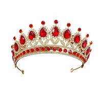 Alloy & Diamond Princess - Elegant Crown For Bridal & Performance, One Size, Madera de agar