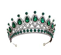 Alloy & Diamond Princess - Elegant Crown For Bridal & Performance, One Size, Madera de agar