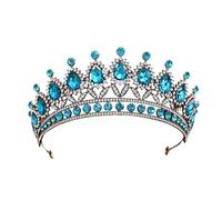 Alloy & Diamond Princess - Elegant Crown For Bridal & Performance, One Size, Madera de agar