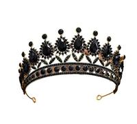 Alloy & Diamond Princess - Elegant Crown For Bridal & Performance, One Size, Madera de agar