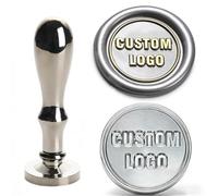 Alloy Wax Seal Handle Replacement Stamp Handle, Elegant Craftsmanship, Shiny & Substantial for Letter Sealing & DIY Sello hecho a mano(Silver)