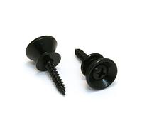 Allparts® »AP-0670-003 GOTOH STRAP BUTTONS» Botones de correa para guitarra - 2 piezas - Acabado: negro