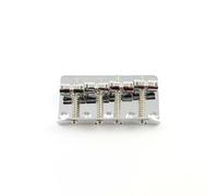 Allparts BB 0310-010 "Puente de bajo" de repuesto y piezas pequeñas para guitarra eléctrica, cromo
