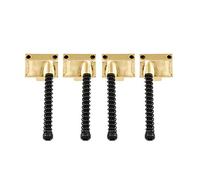 Allparts BP-2070-002 - Juego de 4 sillines para puente de graves Omega y Badass