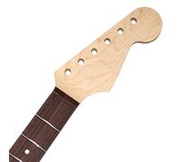 AllParts SRO REPLACEMENT NECK FOR STRATOCASTER - Mástil para guitarra eléctrica estilo Strat, sin tratar, 22 trastes jes, arce y rosado