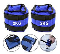 ALLPER Pack de 2 Pesas de 2 KGs (1 kgs Cada UNA). para Tobillos y/o muñecas, TAMAÑO: 32 x 10 cm. para Correr, Gimnasio, Footing. Correas Ajustables, Transpirable. Máxima Comodidad.