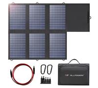 ALLPOWERS 100W 18V 12V Solar Panel Monocristalino Célula Placa Solar Portatil Flexible Módulo con Conectador para Coche, Carpa, Cabina, Barco, RV