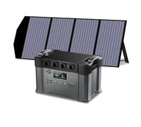 ALLPOWERS 2400W Estación de energía portátil S2000 Pro batería portátil LiFePo4 de 1451Wh generador solar de salida de CA 4x2400W con MPPT y SAI＜15ms (S2000 PRO) (S2000 PRO+SP029(140W))