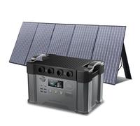 ALLPOWERS 2400W Estación de energía portátil S2000 Pro batería portátil LiFePo4 de 1451Wh generador solar de salida de CA 4x2400W con MPPT y SAI＜15ms (S2000 PRO+SP037 (400W))