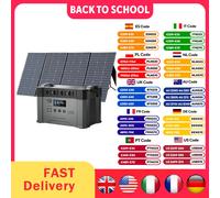 ALLPOWERS Generador solar S2000 Pro con panel solar de 400 W, 4 salidas de CA de 2400 W, central eléctrica portátil de 2400 W para RV de respaldo doméstico S2000 PRO with 400W