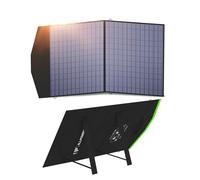 ALLPOWERS Panel solar plegable 100W, kit de panel solar portátil, cargador solar plegable para estación de energía portátil, generador solar, camping, al aire libre, RV, autocaravana, balcón, jardín