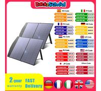 ALLPOWERS Panel solar plegable y portátil Cargador de batería solar de 100/200 W, energía de respaldo de emergencia al aire libre para estación de energía, etc. 100W Solarpanel