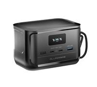 ALLPOWERS PB100 Powerbank con SP001 21W Panel Solar Plegable, 24000 mAh Batería Externa con Salida USB-C de 100 W Cargador Portátil con Pantalla Digital, Luz LED, Batería de Carga Rápida para Camping