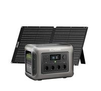 ALLPOWERS R1500 central eléctrica de 1152Wh con paneles solares SE100 100W | 4 tomas AC de 1800W, 2 tomas PD de 100W para carga rápida, apto para camping, RV, emergencia
