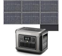 ALLPOWERS R1500 Central eléctrica portátil con panel solar de 600 W, batería LiFePO4 de 1152 Wh, con generador solar de salida de CA de 1800 W para jardín, viajes, camping, RV, emergencia móvil
