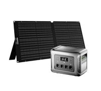 ALLPOWERS R1500 LITE generador solar portatil 1056Wh Paneles solares 100W | pico 3200W,Batería LiFePo4,MPPT 650W max,SAI<15ms,Carga Solar/Red/Coche,para Hogar Emergencias Exteriores