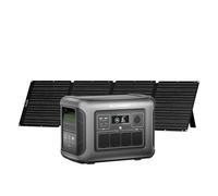 ALLPOWERS R1500 LITE generador solar portatil 1056Wh Paneles solares 200W | pico 3200W,Batería LiFePo4,MPPT 650W max,SAI<15ms,Carga Solar/Red/Coche,para Hogar Emergencias Exteriores