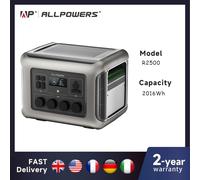 ALLPOWERS R2500 Central eléctrica portátil 2016Wh Ampliable a 20kWh LFP Batería 2500W Fuente de alimentación de emergencia para el hogar/exterior