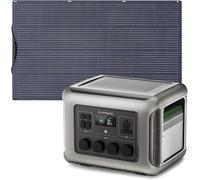 ALLPOWERS R2500 V2 Generador Solar Portátil 2500W/1920Wh,Batería Solar Portátil LiFePo4 con 4 * 2500W Salidas AC,SAI<15ms,MPPT 1000W max,Incluye Panel Solar 200W,para Hogar Emergencias Exteriores