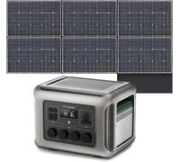ALLPOWERS R2500 V2 Generador Solar Portátil 2500W/1920Wh,Batería Solar Portátil LiFePo4 con 4 * 2500W Salidas AC,SAI<15ms,MPPT 1000W max,Incluye Panel Solar 600W,para Hogar Emergencias Exteriores