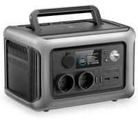 ALLPOWERS R600 Estación de energía portátil 600W 299Wh LiFePO4 Generador solar UPS Batería de Negro