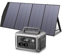 ALLPOWERS R600 Central eléctrica portátil, batería LiFePO4 de 299 WH, 2 salidas de CA de 600 W (pico de 1200 W), con panel solar de 200 W, adecuada para jardín, viajes, camping, RV, emergencia