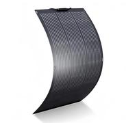 ALLPOWERS SF100 Panel Solar Flexible de 100 W, Célula Solar Monocristalina ETFE, Resistente al Agua IP68, Ideal para Vehículos Recreativos, Tejados, Camping, Barcos y Superficies Irregulares.