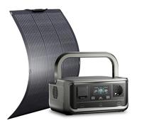 ALLPOWERS VOLIX P300 Generador Solar 300W(pico 600W)/256Wh,Batería LiFePo4,SAI<20ms,MPPT 110W max,Carga Rápida 80% en 1h,Incluye Flexible Panel Solar-100W,para Hogar Emergencias Exteriores,Barcos