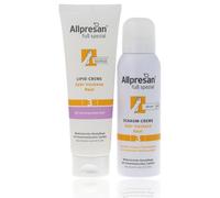 Allpresan Pie especial nº 3 - Set de crema de lípidos de 125 ml con aroma calmante y crema de espuma de 125 ml sin fragancia para el cuidado diario de pies muy secos