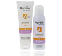 Allpresan Set de crema de lípidos de 125 ml y crema de espuma de 125 ml con aroma calmante para el cuidado diario de pies muy secos