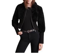 AllSaints Adria Shearling Bomb Black Talla: XS | Bombers Outlet | Mujer | Negro