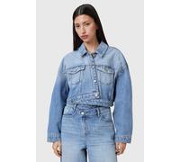 AllSaints Aki Crossover Jacket Light Indigo Talla: 12 | Chaquetas Vaqueras Outlet | Mujer | Azul