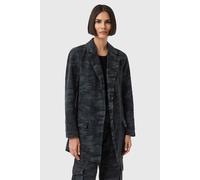 AllSaints Aleida Denim Blazer Camo Ink Blue Talla: 10 | Chaquetas Finas Outlet | Mujer | Azul