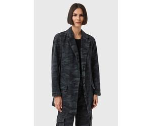 AllSaints Aleida Denim Blazer Camo Ink Blue Talla: 4 | Chaquetas Finas Outlet | Mujer | Azul
