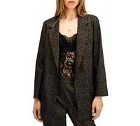 AllSaints Aleida Lux Blazer Black/gold Talla: 6 | Blazers Outlet | Mujer | Negro