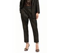 AllSaints Aleida Lux Trouser Black/gold Talla: 12 | Pantalones Rectos Outlet | Mujer | Negro
