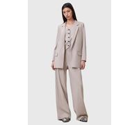 AllSaints Aleida Tri Blazer Greige Brown Talla: 10 | Blazers Outlet | Mujer | Marrón