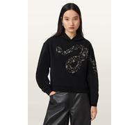AllSaints Alenka Pippa Hoody Black Talla: S | Sudaderas con Capucha Outlet | Mujer | Negro