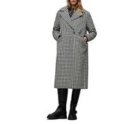 AllSaints Alexis Star Coat Black/white Talla: 40 | Abrigos con cierre de botón Outlet | Mujer | Negro
