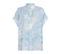AllSaints Aliza Tie Dye Shirt Sky Blue Talla: 6 | Blusas Outlet | Mujer | Azul