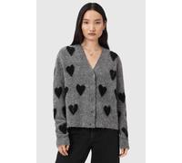 AllSaints Amora Cardigan Grey/black Talla: S | Cárdigan Outlet | Mujer | Gris
