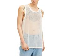AllSaints Anderson Vest Chalk White Talla: XXL | Camisetas sin Mangas Outlet | Hombre | Blanco