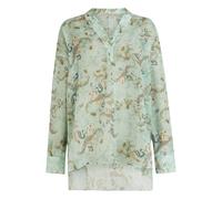 AllSaints Andia Assam Shirt Aqua Blue Talla: 12 | Blusas Outlet | Mujer | Azul