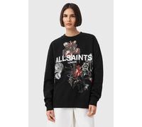 AllSaints Ania Etta Sweat Black Talla: XS | Sudaderas con Capucha Outlet | Mujer | Negro