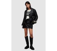 AllSaints Ari Lea Atlas Skirt Black Talla: 16 | Mini Faldas Outlet | Mujer | Negro
