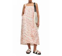 AllSaints Arielle Areias Dress Pink/bleach Orange Talla: 36 | Vestidos Midi Outlet | Mujer | Rosa