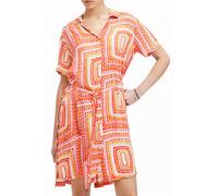AllSaints Athea Luisa Dress Blood Orange Talla: 6 | Blusón Outlet | Mujer | Naranja