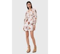 AllSaints Auden Dress Unity Ecru White Talla: 2 | Mini Vestidos Outlet | Mujer | Marrón